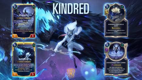 Kindred ist der insgesamt siebte Champion der Schattteninseln