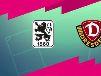 TSV 1860 München - Dynamo Dresden: Tore und Highlights | 3. Liga