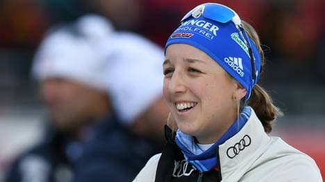 Franziska Preuß stürmte auf das Podium