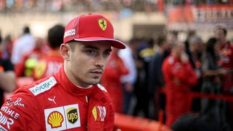 Charles Leclerc sorgte mit seinem Fallschirmsprung für Ärger