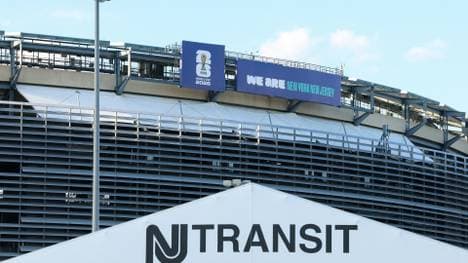 Bushaltestelle am MetLife Stadium 