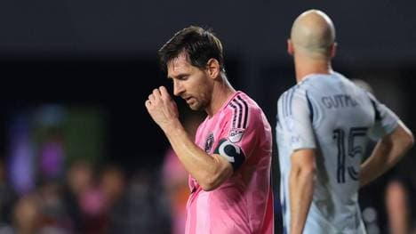 Lionel Messi musste eine späte Pleite hinnehmen