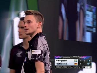 Aus ist der WM-Traum von Ricardo Pietreczko. Gegen den Schweden Andreas Harrysson liefert die deutsche Darts-Hoffnung lange einen Kampf, muss sich am Ende aber der bitteren Niederlage beugen.