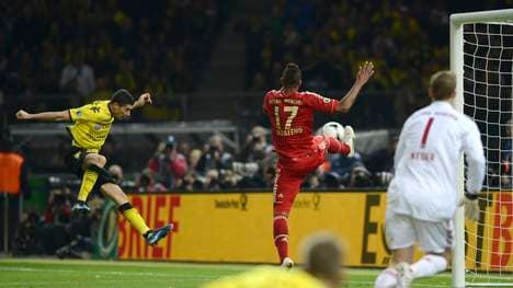 Robert Lewandowski traf gegen seinen späteren Klub im Finale gleich drei Mal