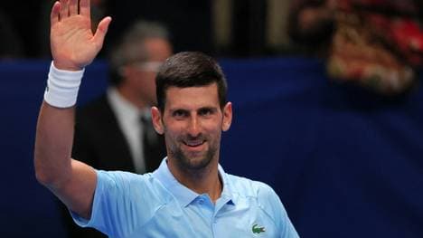 Novak Djokovic zieht ins Finale von Astana ein