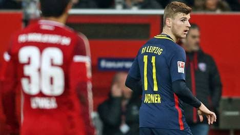 Wird in Ingolstadt gnadenlos ausgepfiffen: Leipzig-Stürmer Timo Werner