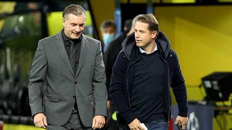 Michael Zorc mit Lars Ricken 