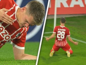 Der SC Freiburg meldet sich zweimal spät mit einem Tor zurück. Jeweils beteiligt Matthias Ginter: Der Abwehrspieler