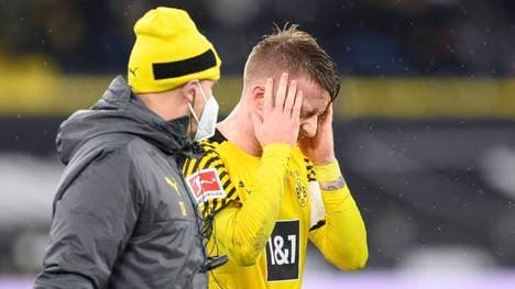 Marco Reus droht beim BVB mit einer Verletzung auszufallen