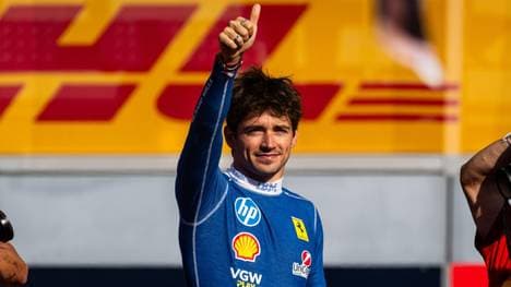 Ferrari-Pilot Charles Leclerc fühlt sich beim Großen Preis von Aserbaidschan meistens pudelwohl! 