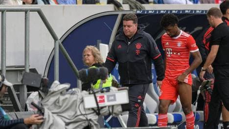 Kingsley Coman musste angeschlagen vom Feld