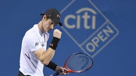 Andy Murray hat in Washington seinen ersten Hartplatz-Sieg in fast 17 Monaten errungen