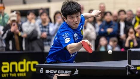 Fan Zhendong für Saarbrücken an der Platte