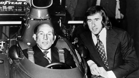 Zwei Legenden unter sich: Stirling Moss und Jackie Stewart