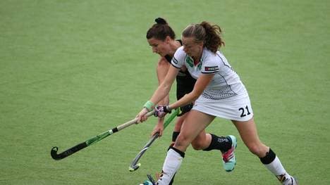 Franziska Hauke (v.) verliert mit Deutschland das kleine Finale