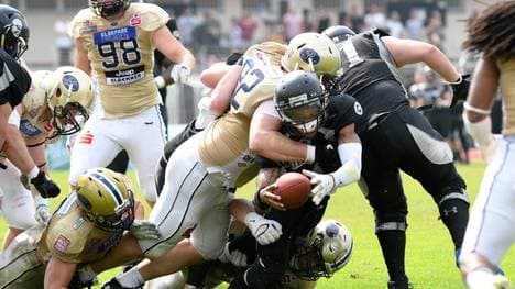 Terrell Robinson und die Berlin Rebels stellten die Dresden Monarchs im Hinspiel vor Probleme