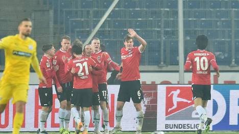 Hannover 96 kletterte auf Rang sieben