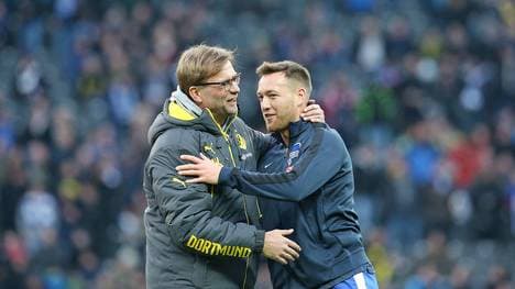 Jürgen Klopp und Julian Schieber