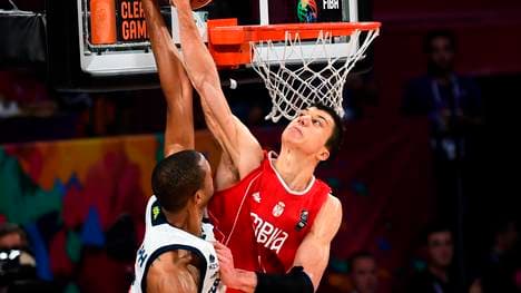 Vladimir Lucic vom FC Bayern war Serbiens bester Werfer gegen Israel