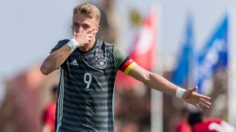 Jann-Fiete Arp erzielte einen Doppelpack im WM-Achtelfinale gegen Kolumbien