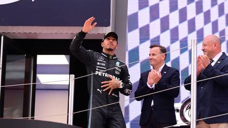 Lewis Hamilton fuhr aufs Podest