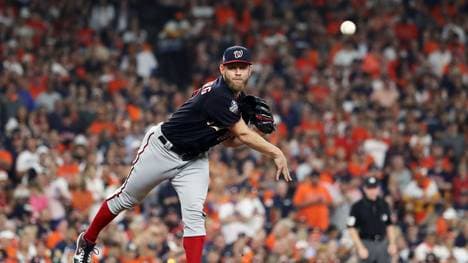 Stephen Strasburg winkt bei den Washington Nationals ein neuer Rekordvertrag