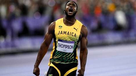 Der Olympia-Zweite Kishane Thompson hat ein Ausrufezeichen gesetzt