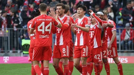 Unaufhaltsam: Die Spieler des FC Bayern