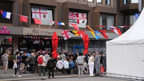 Englische Fans sollen von Gelsenkirchen nur mäßig begeistert sein