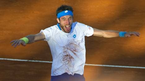 Leonardo Mayer verwandelte seinen elften Matchball