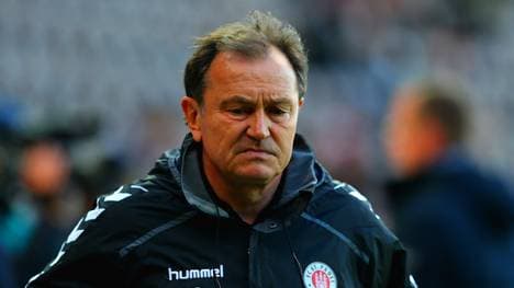 Ewald Lienen FC St. Pauli v 1. FC Nuernberg  - 2. Bundesliga