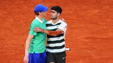 Jannik Sinner und Carlos Alcaraz spieten im Finale der French Open eine Match für die Ewigkeit