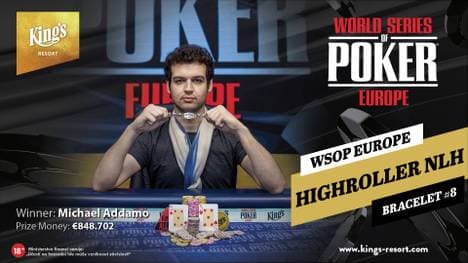 Michael Addamo gewann das zweite WSOP-Bracelet in diesem Jahr