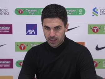 Liverpool gelingt gegen Arsenal im Halbfinale des Carabao Cups trotz Überzahl nur ein 0:0, ganz zum Leidwesen von Jürgen Klopp. Sein Gegenüber Mikel Arteta freut sich über den Achtungserfolg.