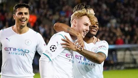 Manchester City ließ in der Champions League beim FC Brügge nichts anbrennen - und Cole Palmer feierte dabei seine Tor-Premiere 