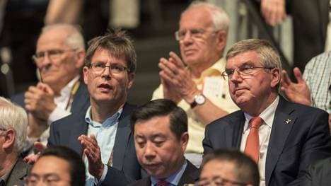 Weikert (l.) huldigte Bach (r.)