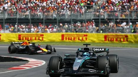 George Russell siegte in Montréal