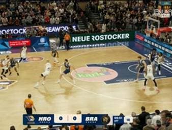 Spiel Highlights zu ROSTOCK SEAWOLVES - Basketball Löwen Braunschweig