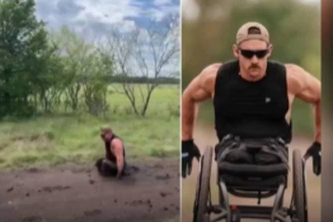 Er verlor beide Beine - und legt trotzdem 110 Meilen zurück!