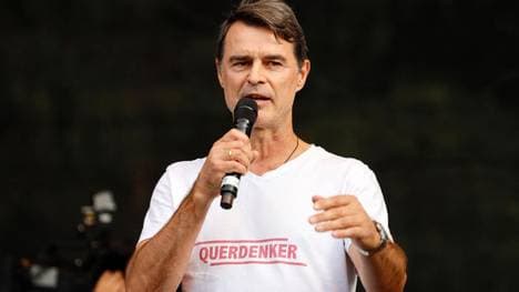 Thomas Berthold spricht häufiger auf Querdenker-Kundgebungen