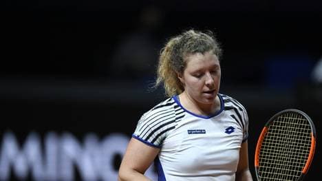 Friedsam besiegte die Italienerin Errani