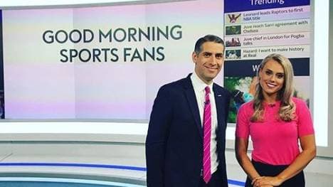 Emma-Louise Paton ist eine Moderatorin bei Sky Sport News UK 