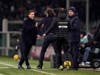 Juve-Coach sieht nach Gerangel Rot