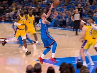 In der zweiten Runde der NBA-Playoffs treffen die Los Angeles Lakers auf die Oklahoma City Thunder. Ohne Superstar Luka Dončić haben die Kalifornier Probleme gegen das möglicherweise beste Team der Liga.