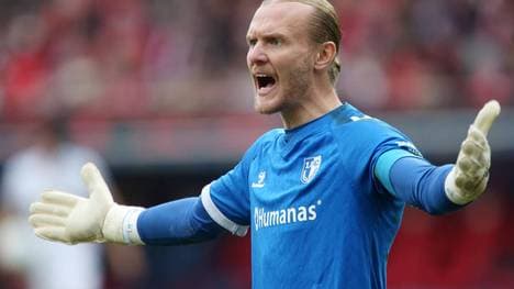 Dominik Reimann hütet das Tor des FC Magdeburg