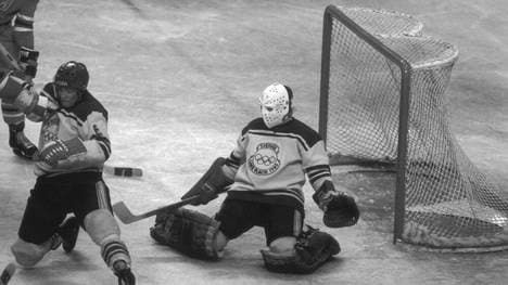 Torhüter Pelle Lindbergh gewann mit Schweden bei Olympia 1980 die Bronzemedaille