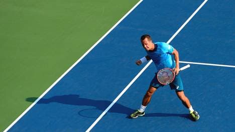 Philipp Kohlschreiber jubelt bei den US Open 2015