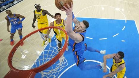 Leistungsträger in Oklahoma: Isaiah Hartenstein (M.)