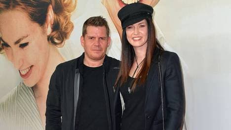 Raphael Brinkert mit Marie Lang 2019 bei der Deutschland-Premiere eines Kinofilms