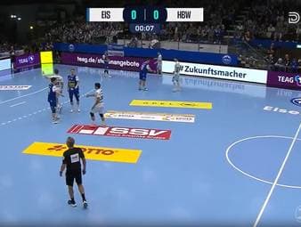 ThSV Eisenach - HBW Balingen-Weilstetten aus der Handball-Bundesliga im Video.